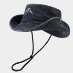 Vintage reguleeritav unisex m&uuml;ts v&auml;litingimusteks, matkamiseks ja m&auml;gironimiseks M（56-58cm） tumesinine