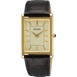 Seiko SWR106P1 analoogkell nahkrihmaga meestele kuld