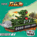 2026 uus KV44 tanki kokkupanek ehitusklotsid m&auml;nguasjad maailm luure s&otilde;jaline mudel kv99 11055 NO BOX