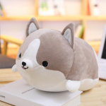 30 cm Kawaii Corgi koera Palus m&auml;nguasi t&auml;idisega Pehme armas kutsikas padja nukk rahustav m&auml;nguasjad lastele T&uuml;drukutele s&uuml;nnip&auml;evaks j&otilde;ulukingitus kodusisustus 30cm hall v&auml;rv