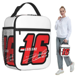 Leclerc 16 F1 isoleeritud l&otilde;unakotiga lastele kooli jahutuskott termiline toidukarp kott kaasaskantav l&otilde;unakarpide konteiner One Size black