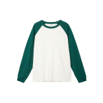 UNIQLO V&auml;rviplokk Raglaanvarrukaga Disain Pikkade Varrukatega T-s&auml;rk Meeste Topid T&uuml;rkiissinine 466721-55 L white