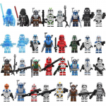 Star Wars Klotsim minifiguuride M&auml;nguasjad Darth Vader Stormtrooper Clone Trooper 32 TK