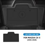 Kvaliteetne silikoonist juhtmevaba laadimisalus Mazda CX-5 2026-2028 keskkonsooli siseviimistlusele - Must One Size must