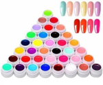 THR3E STROKES GDCOCO 36 V&auml;rvi 5 ml UV-geeli Komplekt - Leotatav LED K&uuml;&uuml;nte Kunst Puhta V&auml;rvi Geelv&auml;rv - UV-geellakk