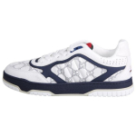 GUCCI Re Web Nahast Madalad Tennisejalatsid 1cm Meeste Valge Sinine 850193 AAFOO 9071 43