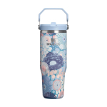 Stanley 1913 Ice Flow Flip Straw 2.0 Vaakuumisolatsiooniga joogitops Sinine Unistus Metslill 30 oz 0.89 L gray