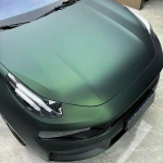 Matt Smaragdroheline Autokile Auto V&auml;rvimuutev Vin&uuml;&uuml;lkile PVC Kleebis PET Mullivaba Kiletamine Autotarvikud Autode Kleebised 50x200cm