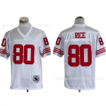 Retro NFL San Francisco 49ers Jalgpalli S&auml;rk T-s&auml;rk Mehed Naised Spordir&otilde;ivad Meeskonna F&auml;nni R&otilde;ivad XXXL white