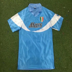 Retro Napoli 10 Diego Maradona 1988-89 Kodus&auml;rk L&uuml;hikeste varrukatega Jalgpallis&auml;rk Mehed Naised XL