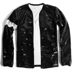 Imitaator Michael Jacksoni kost&uuml;&uuml;mid Jakk Must litritega K&auml;epael Kindel &Uuml;ler&otilde;ivad Cosplay 4years&Michael Jackson black