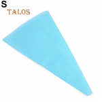 3 suurust silikoonist korduvkasutatav glasuur, kreemi kondiitritoodete kott DIY koogi kaunistamiseks S sinine