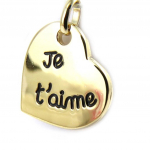 Altesse [M5009] &ndash; kullatud 'Je T'aime' ripats kuld