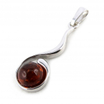 Les Tr&eacute;sors De Lily [N2177] &ndash; h&otilde;bedane ripats 'Inspiration' Amber (roodiumiga kaetud) &ndash; 26x11 mm h&otilde;be