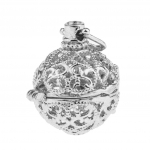 Essential Oil Diffuser Parf&uuml;&uuml;m Copper Hollow Locket Pendant Charms H&otilde;bedane h&otilde;be