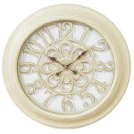 Les Tr&eacute;sors De Lily [R0594] &ndash; Vintage Design patineeritud beež vaigust seinakell &ndash; 45 cm beež