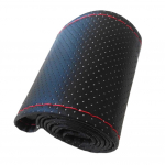 Autotarvikud Universaalsed s&otilde;idukite rooliratta kate Juhtraua kaitsja isetegemise kaunistus M punane/must