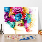 DIY Maalimine numbrite j&auml;rgi Digitaalne &otilde;limaal Hobid &Otilde;limaal Kujutav kunst Numbrid &Otilde;limaal Kodukaunistus Numbrid Maalimine 40x50cm no frame