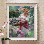 5D DIY Teemantmaal Ristpistes N&auml;put&ouml;&ouml; T&auml;isteemanttikandid Mosaiik Pilt kivist kaunistus Kingitus Full Round 20X30CM