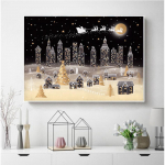 Teemantmaaling Terve raamatu maastik Mosaiikmaja maastik Kodukaunistus K&auml;sitsi valmistatud kingitus Full Round 20X30CM