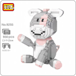 LOZ 9255 Loomade Maailm Multifilm eesel hobune istuv lemmikloomanukk 3D DIY Mini Teemantklotsid Tellised Ehitusm&auml;nguasi lastele Kingitus ilma karbita