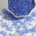 1000 tk 2/3/4mm klaas v&auml;rvilised seemned Mini lahtised helmed ehete valmistamise tarvikud K&auml;sitsi valmistatud DIY materjalid 4mm sinine