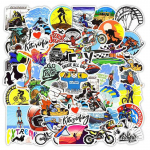 50 tk armsaid loomakujulisi aksolotlitega graffiti kleebiseid, koomiksikleebiseid, laste m&auml;nguasju, isetegemise p&auml;evikut, kohvrit, k&uuml;lalisteraamatut, telefoni, s&uuml;learvuti ja auto kleebiseid 50pcs