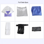 Uuendatud 6 tk Scione Anime Uuendatud Hinata Cosplay Kost&uuml;&uuml;m Hyuga 2. p&otilde;lvkond T&auml;ielik komplekt Cosplay Kost&uuml;&uuml;m Spordir&otilde;ivad S