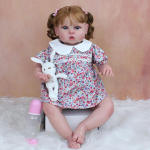 3D Paint 65 CM Pehmest silikoonist Reborn Baby Doll m&auml;nguasi t&uuml;drukule 26 tolli riidest keha realistlik pikkade juustega Printsess v&auml;ikelaps Art Bebe 3D paint Skin Doll