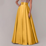 ZANZEA naiste moe A-satiinseelikud Suvised vabaaja Maxi-pikad seelikud 2XL