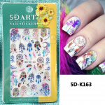 5D reljeefsed k&uuml;&uuml;nekleebised valge lillega k&uuml;&uuml;nekleebised, graveerimine lilledega k&uuml;&uuml;nte liuguri otsad 5D-K163