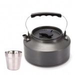 V&auml;liteekann tassiga roostevabast terasest roostekindlast korrosioonivastasest lauan&otilde;ude komplekt veekeetja Camping Pinic 1 teapot & 1 cup