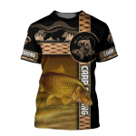 Mood 3D karpkalap&uuml;&uuml;k Meeste naiste suvine T-s&auml;rk Street Trendy All Match O-kaelusega l&uuml;hikeste varrukatega Oversized meeste T-s&auml;rk Meeste r&otilde;ivad XXL