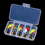 5tk p&ouml;&ouml;rlev metallist VIB vibratsioonis&ouml;&ouml;da vurr Lusikas kalap&uuml;&uuml;gi landikomplekt 3,5CM-16G-6# rakised forell Talvep&uuml;&uuml;gi k&otilde;vad s&ouml;&ouml;dad Pesca