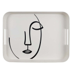 Kellogg's [A0894] &ndash; suur elevandiluust must &bdquo;Arty&rdquo; bambusest kandik &ndash; 41x31. 5x4. 5 cm beež