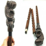 Antiikviimistlusega metallist kaheksajalapea k&auml;epide puidust jalutuskepp-k&auml;imiskepp-kepp 3-osaline avatud tarvikud varuosa KINGITUS