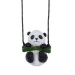 Resin Cute Car Accessories Swing Bamboo Panda Ripats Auto tahavaatepeegli kaunistused S&uuml;nnip&auml;evakingitus
