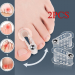 2tk Bunion Hallux Valgus Corrector Toe Spreader eraldaja p&ouml;idla s&otilde;rme korrigeerimise sirgendaja jalahooldusvahend 2pcs