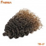 Ocean Wave punutud juuksepikendused heegeldatud punutised s&uuml;nteetilised juuksed Afro Curl Hawaii Ombre lokkis blond Water Wave palmik naistele 18 Inch