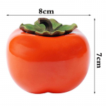1 tk Persimmon Tea Caddy keraamiline v&auml;ike teekorv