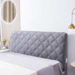 Moodsad ruudulised voodipeatsikatted vooditele Pehmed paksud sametised magamistoa voodipeakatted Avaleht Hotelli voodi seljakaitse beež hall W100 x H70cm A