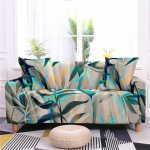 Elutoa elastsed diivanikatted, mitmev&auml;rvilised lehed, tr&uuml;kitud diivanikate L-kujuline sektsioondiivanikaitse Kodu hotellikujundus 1 seat 90-140cm