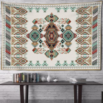 Mandala vaibamustriga seinavaibad, rippuvad n&otilde;idus Hiina stiilis boheemlaste ps&uuml;hhedeelse kunstniku kodukaunistus 230x180 CM
