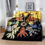 Naruto tekk Kvaliteetne flanellist soe pehme pl&uuml;&uuml;s diivanvoodi tekk sobib konditsioneeriga tekk p&auml;evatekk 150x200cm
