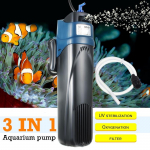 5 W UV-steriliseerija sukelhapnikupumba filtri veets&uuml;kkel Akvaariumi paagi sisefilter paagi veepump