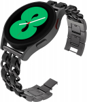 YurKem 20mm 22mm rihm Samsung Galaxy Watch 4 3 5 pro 45mm Active 2 Gear s3 luksuslik nahk+metallist k&auml;ev&otilde;ru Huawei kella GT/2//3 rihm 20mm watch band