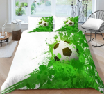 Jalgpalli voodipesu komplekt Ball Sports tekikate/kaheinimesevoodi T&auml;issuuruses voodikatte komplekt Pestav mugav kodukaunistus Baby 100x135cm