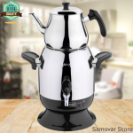 Elektriline samovar Teekann Veekeetja Teepaar Kodune teekeetja Elektriline veekeetja K&ouml;&ouml;giseadmed Veeboiler tee T&uuml;rgi soojendaja Avaleht must