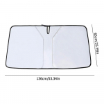 Esiklaasi p&auml;ikesevari Kokkupandav auto p&auml;ikesevari esiakna jaoks Auto p&auml;ikesesirm kuumakaitse auto p&auml;ikesekaitse plokid UV-kiirguse eest small