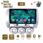 Autoraadio Carplay jaoks Honda Jazz City 2004-2007 Android Multimeedia Videopleier GPS Navigatsioon WIFI 2+32GB 1+16GB